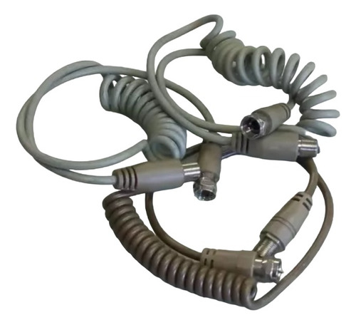 Extención Flexible Coaxial Macho / Hembra, 50cms Retraida