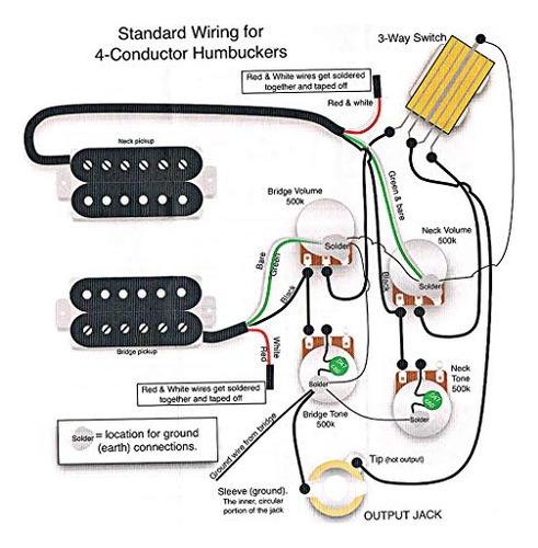 Juego De Pastillas Alnicov Humbucker De Doble Bobina Con Cue