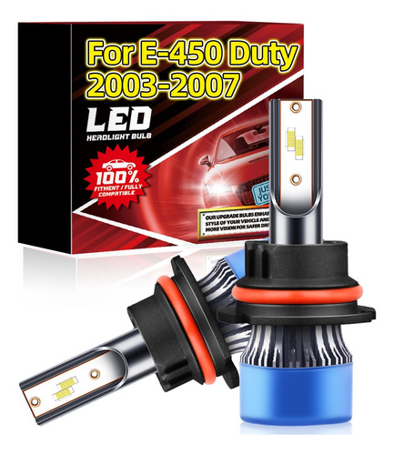 Kit Led High/lo Beam 9007 Para Ford E-450 Duty 2003 2004-200