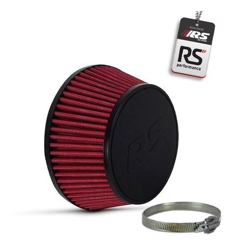 Filtro De Ar Esportivo Para Turbina 2,5 Polegadas Vermelho
