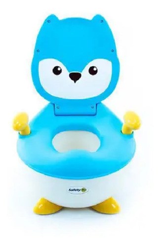 Penico Troninho Fox Potty Na Cor Azul Safety 1st Imp01404