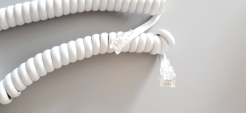 Imagen 2 de 5 de Lote De 50 Piezas Cable Retráctil Espiral Telefónico Rj9-rj9
