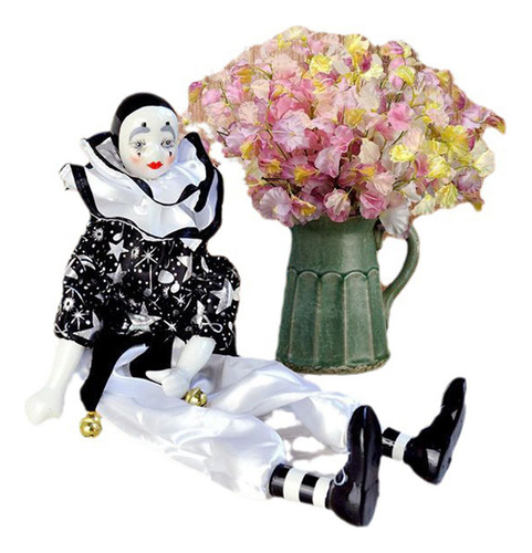 Muñeca De Bufón De, Muñeco De Arlequín, Figura De Adorno