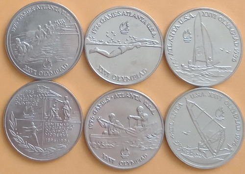Moedas Da Romênia - Olimpiadas Atlanta 1996 (Usado)