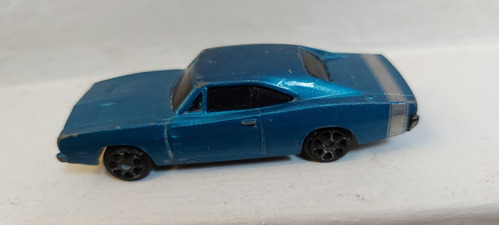 Auto Dodge Charger 1969 Azul Marca Maisto Escala 1:64