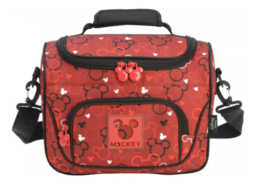 Frasqueira De Viagem Luxcel Necessaire Mickey Mouse - 1204 Cor Vermelho
