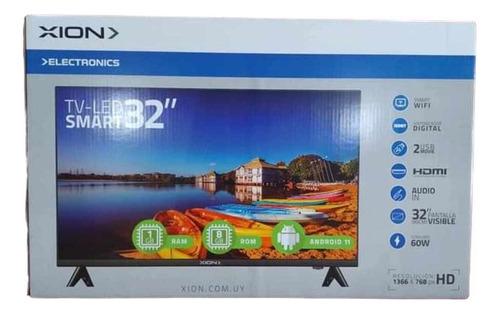 Smart TV Xion Smart xion 32 LED Android 11 HD 32" 110V/220V