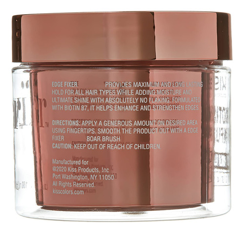Fijador De Bordes Kiss Colors & Care Maximum Hold Con