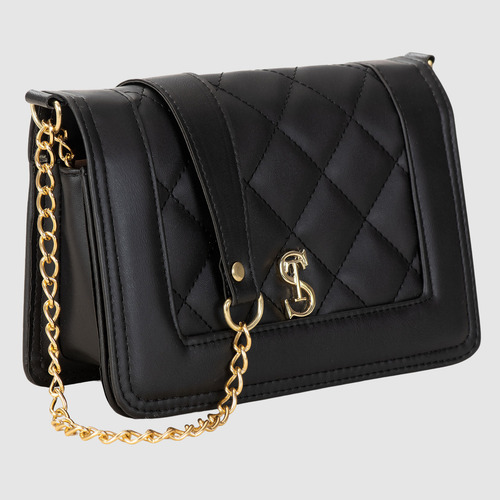 Bolsas Femininas Tote Transversal Lateral Com Carteira Preta