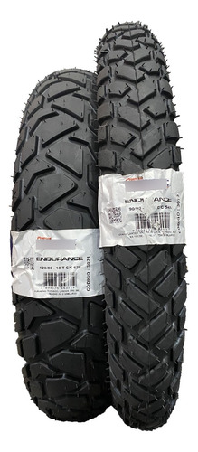 Par Pneu Technic Endurance 120/80-18 + 90/90-21 Xre Tornado