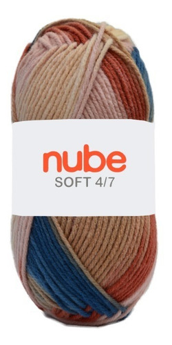 Hilado Nube Soft 4/7 Mix X 5 Ovillos - 1/2 Kg Por Color