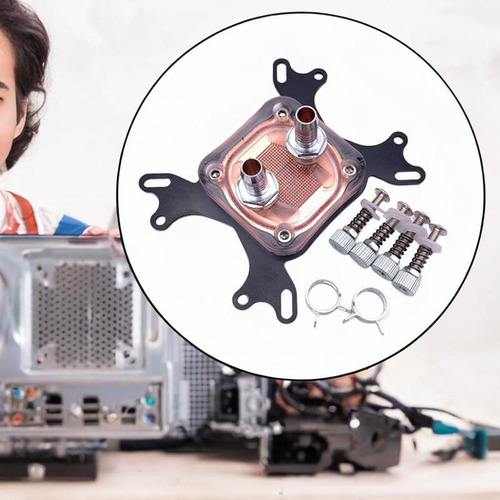 Bloque De Enfriamiento De Agua De Cpu Con Tornillo De