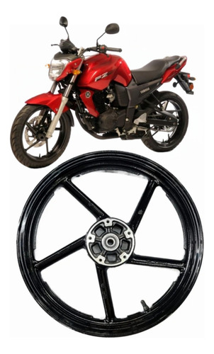 Llanta Delantera Aleacion Para Yamaha Fz 16 Fz 160 Negro