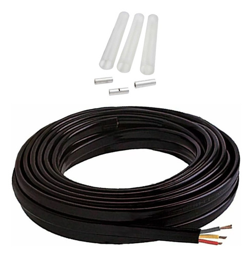 15 Mts De Cable Plano Sumergible 3x12 Mca Altamira Y Kit 