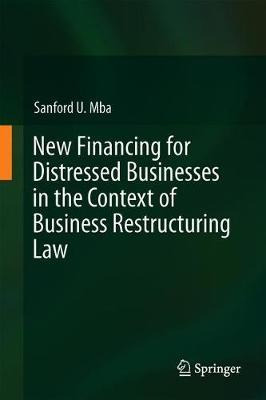 Libro New Financing For Distressed Businesses In The Cont...