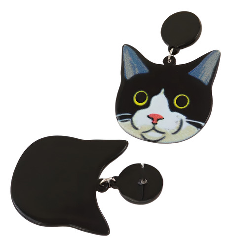 Aretes Mujer Gato 1 Par