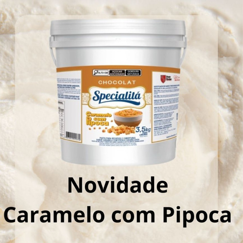 Recheio Creme Caramelo Com Pipoca 3,