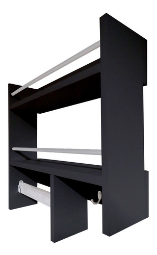 Imagem 4 de 8 de Porta Temperos Em Mdf Com Suporte Papel Toalha E Guardanapo