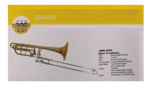 Trombone De Vara Baixo Lord Lmsl830 Com 2 Rotores *oferta* (Usado)