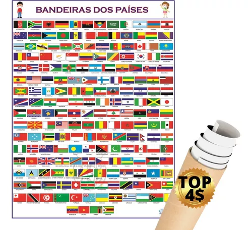 Bandeiras de Todos os Países do Mundo