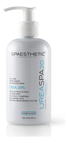 Urea Al 20%  De 500 Ml Ureaspa20 Spaesthetic