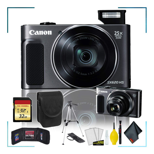 Canon Powershot Sx620 Camara Digital Kit Limpieza Para Sd