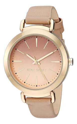 Nine West - Reloj De Pulsera Para Mujer, Nw/2288, Bronceado/