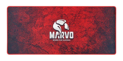 Mouse Pad Gamer Marvo G41 Scorpion De Goma Xl 400mm X 900mm X 3mm Rojo