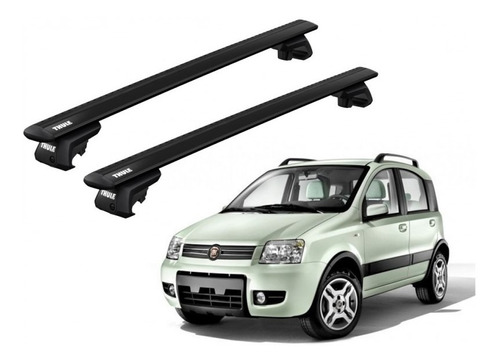 Barras Thule Fiat Panda 4x4 04-11 Re / Wingbar Evo Black