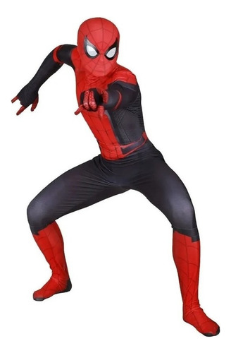 Adultos Spiderman Traje De Cosplay Medias Rojo Azul Disfraz