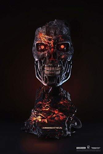 Estatua - Purearts Terminator T-800 Máscara De Arte De Tamañ