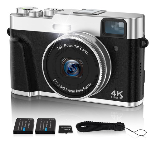 Camara Digital 4k Auto Focus 48mp Boton De Busqueda