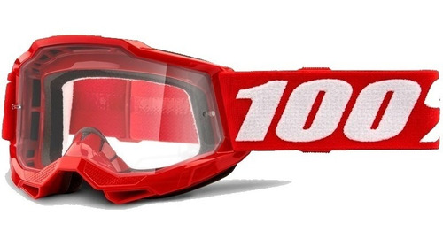 Goggle 100% Accuri 2 Otg Red Clear Lens