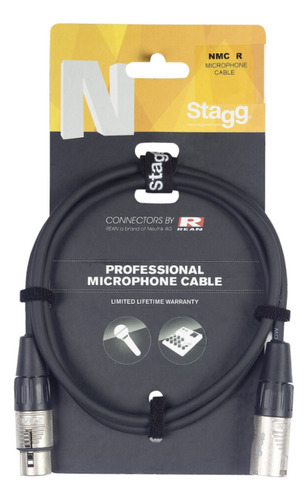 Stagg Nmc15r Cable De Micrófono Xlr A Xlr 15 Metros