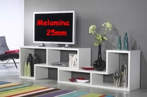 Mesa Tv 25mm Lcd Led  Módulos X2 L Rack Modular Envíos