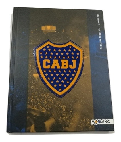 Merchandising De Boca Juniors. Cuaderno Tapa Dura Mooving.