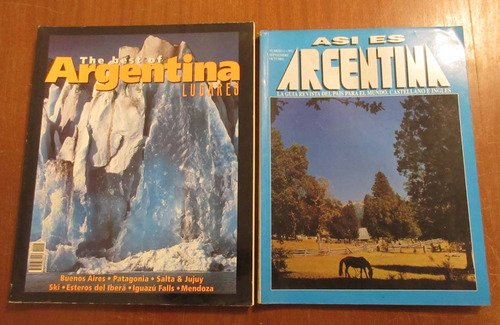 Lote 2 Revistas Turismo Lugares Lo Mejor De Argentina
