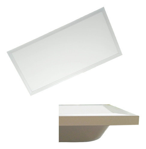 Panel Led Lampara 60x30cm 50w 6500k Empotrable Gypsum