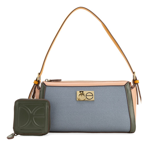 Bolsa Lady Bag Cloe Calzana I Chico Color Azul