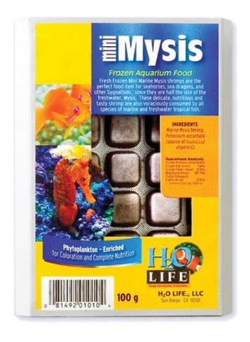 Alimento Congelado Mini Mysis Marino V2o