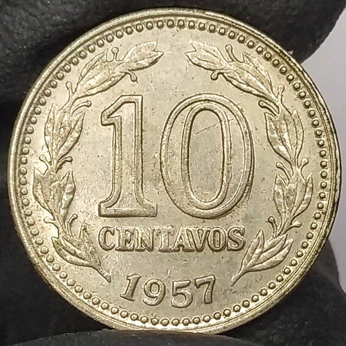 Argentina 10 Centavos 1957 Moneda Antigua