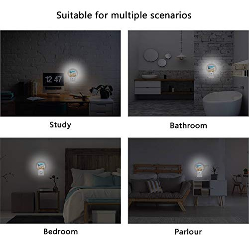Lámparas De Noche Led Sensor De Luz De Playa Set 2 Estrella