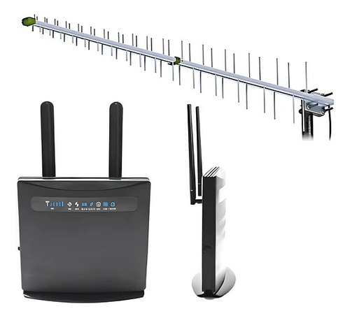 Router Más Antena Internet - Rural Mejor Que La Satelital