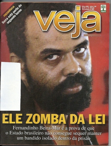 Revista Veja Nº 1769 - Beira-mar Ele Zomba Da Lei - El