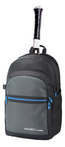 Mochila Munich Wentor Color Negro Diseño De La Tela Lisa