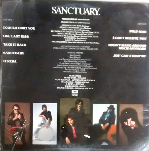 The J. Geils Band 1978 Lp Sanctuary Printed In Usa Emi (Usado)
