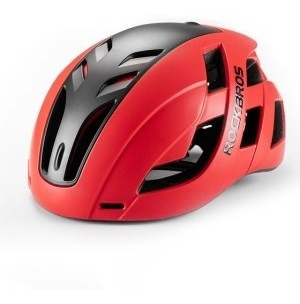 Casco De Ciclismo Con Cubierta Magnética Rockbros Color Rojo