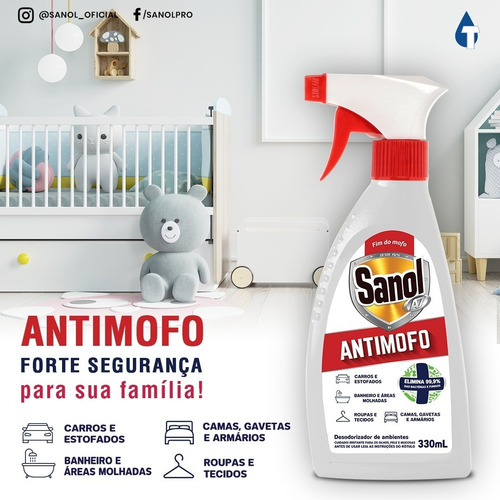 Imagem 2 de 5 de A7 Anti-mofo Sanol Gatilho 330ml
