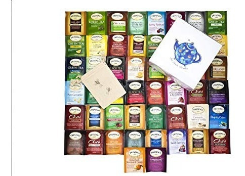 Twinings Tea Bags Sampler Surtido Variety Pack - 50 Conde Co