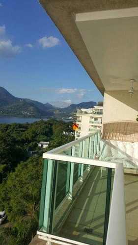 Imagem 16 de 28 de Cobertura Com 4 Dormitórios À Venda, 320 M² Por R$ 3.099.000,00 - Barra Da Tijuca - Rio De Janeiro/rj - Co0268